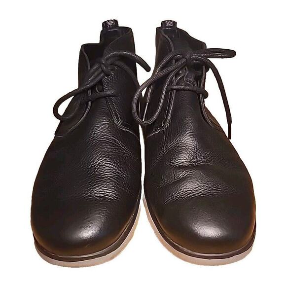 UGG FREAMON WATERPROOF LEATHER Black ULTRA LIGHT CHUKKA Boot MENS US SIZE 14 - Picture 4 of 7